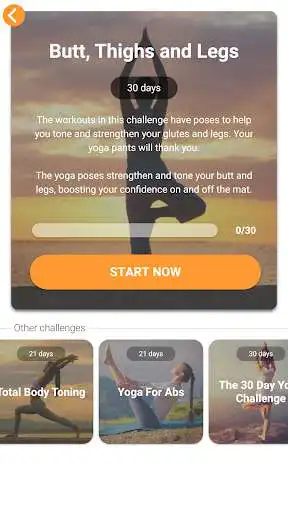 Play Yoga Workout Challenge - Lose weight with yoga as an online game Yoga Workout Challenge - Lose weight with yoga with UptoPlay