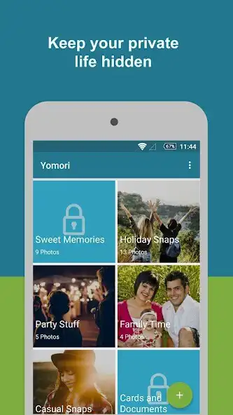 Play Yomori - Lock Private Photo Albums as an online game Yomori - Lock Private Photo Albums with UptoPlay
