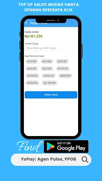 Play YoPay: Agen Pulsa, Game  PPOB as an online game YoPay: Agen Pulsa, Game  PPOB with UptoPlay