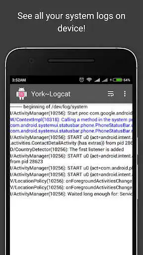 Play York Logcat as an online game York Logcat with UptoPlay