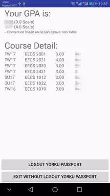 Play York University GPA Calculator