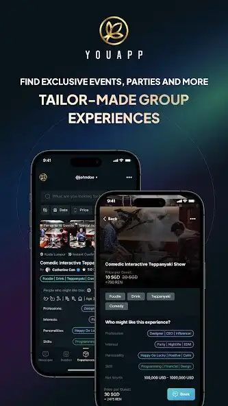 Play YouApp: Find Unique Exp/Events as an online game YouApp: Find Unique Exp/Events with UptoPlay