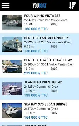 Play Youboat - Annonces de Bateaux as an online game Youboat - Annonces de Bateaux with UptoPlay