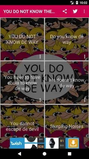 Play YOU DO NOT KNOW THE WAY SOUNDBOARD  and enjoy YOU DO NOT KNOW THE WAY SOUNDBOARD with UptoPlay