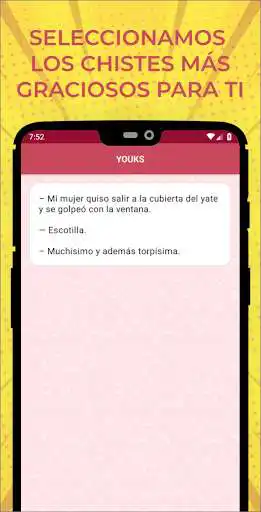 Play Youks - Chistes cortos y graciosos para todos as an online game Youks - Chistes cortos y graciosos para todos with UptoPlay