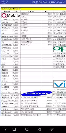Play Younis Mobile Price List  and enjoy Younis Mobile Price List with UptoPlay