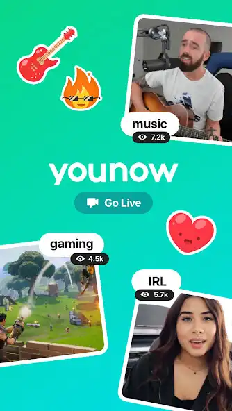 Play YouNow: Live Stream Video Chat  and enjoy YouNow: Live Stream Video Chat with UptoPlay