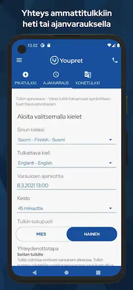 Play Youpret - tilaa tulkki heti as an online game Youpret - tilaa tulkki heti with UptoPlay