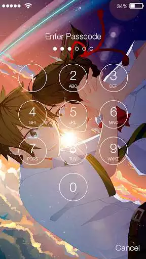 Play Your Anime Cute Name Love Kimi Screen Lock as an online game Your Anime Cute Name Love Kimi Screen Lock with UptoPlay