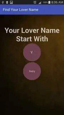 Play Your Lover Name