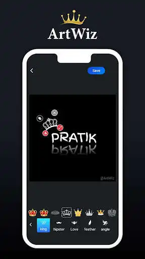 Play Your Name Wallpaper - ArtWiz as an online game Your Name Wallpaper - ArtWiz with UptoPlay