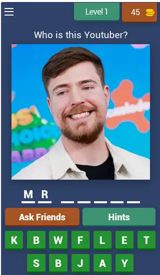 Play Youtubers Quiz  and enjoy Youtubers Quiz with UptoPlay