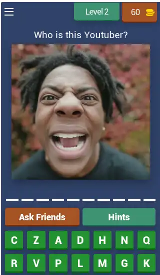 Play Youtubers Quiz as an online game Youtubers Quiz with UptoPlay