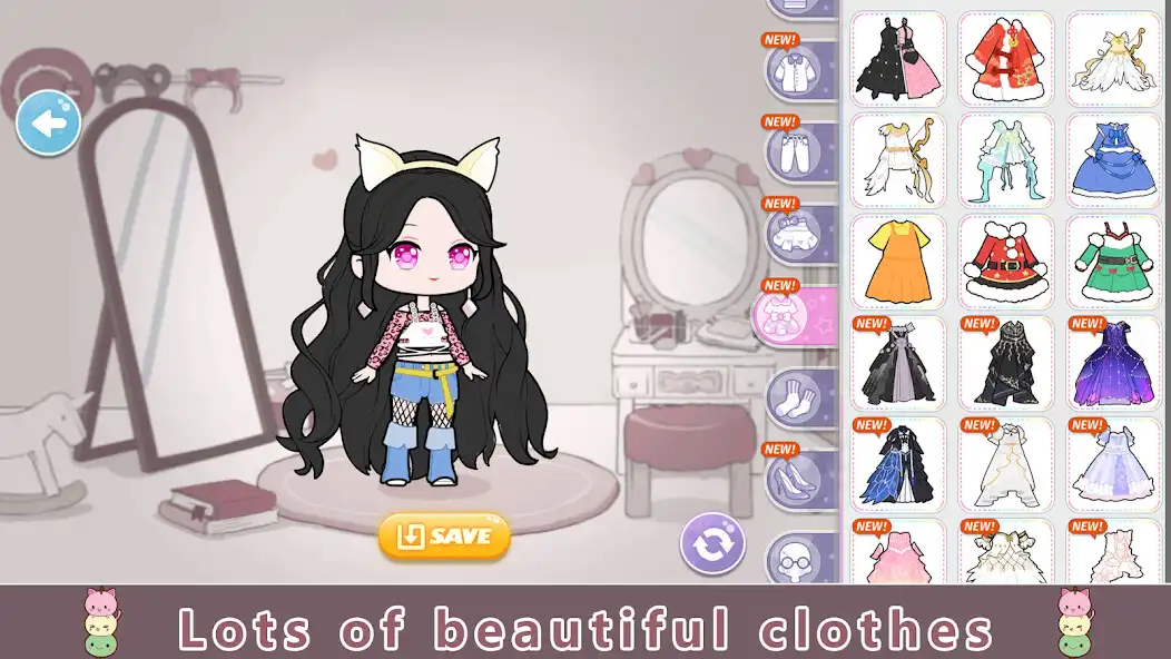 Play YOYO Doll: girl dress up games as an online game YOYO Doll: girl dress up games with UptoPlay