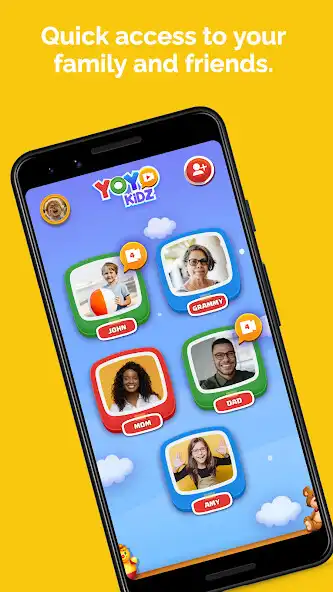 Play YoYo Kidz - Easy and Safe Video Messaging for Kids  and enjoy YoYo Kidz - Easy and Safe Video Messaging for Kids with UptoPlay