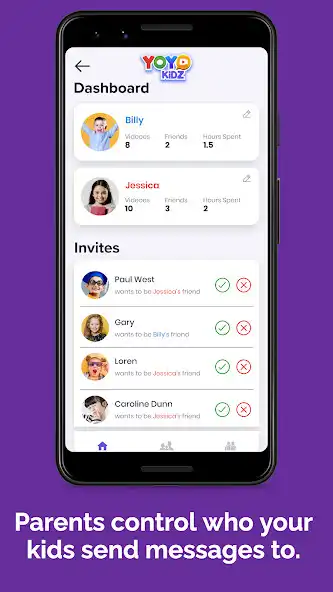 Play YoYo Kidz - Easy and Safe Video Messaging for Kids as an online game YoYo Kidz - Easy and Safe Video Messaging for Kids with UptoPlay