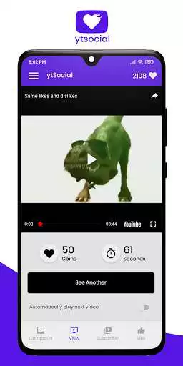 Play ytSocial - subs, views and tag as an online game ytSocial - subs, views and tag with UptoPlay