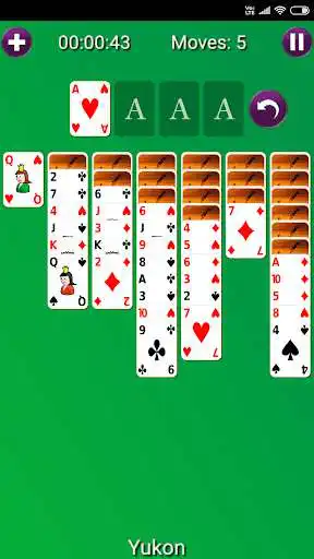 Play Yukon Solitaire and variants (Russian, Alaska) as an online game Yukon Solitaire and variants (Russian, Alaska) with UptoPlay