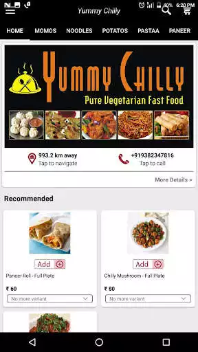 Play Yummy Chilly as an online game Yummy Chilly with UptoPlay