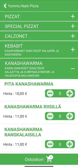 Play Yummy Nam Pizza Bar - Lohja as an online game Yummy Nam Pizza Bar - Lohja with UptoPlay