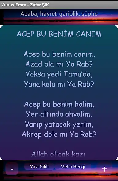 Play Yunus Emre Şiirleri as an online game Yunus Emre Şiirleri with UptoPlay