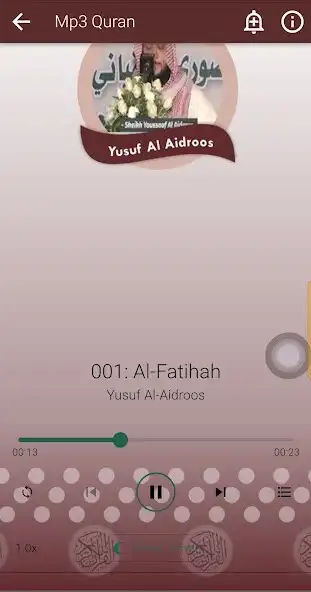 Play Yusuf Al Aidroos Offline Quran as an online game Yusuf Al Aidroos Offline Quran with UptoPlay