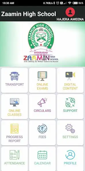 Play Zaamin High School Parent App  and enjoy Zaamin High School Parent App with UptoPlay