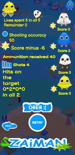 Play ZAiMAN.  Hare vs Birds as an online game ZAiMAN.  Hare vs Birds with UptoPlay