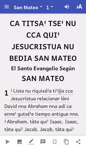 Play Zapoteco de Sierra Juarez (Santa Biblia) as an online game Zapoteco de Sierra Juarez (Santa Biblia) with UptoPlay