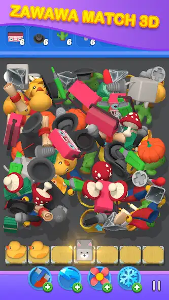 Play Zawawa Match 3D as an online game Zawawa Match 3D with UptoPlay