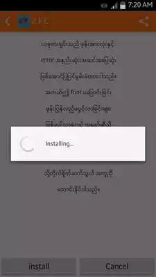 Play Zawgyi Font Changer
