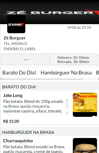 Play Zé Burguer as an online game Zé Burguer with UptoPlay