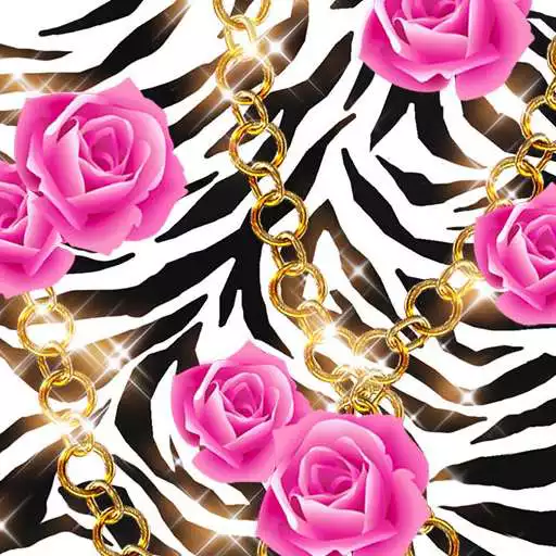 Free play online Zebra and Roses Wallpaper APK Free play online Zebra and Roses Wallpaper APK