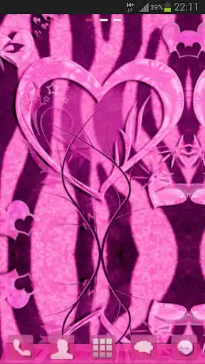 Play Zebra Heart Theme GO Launcher  and enjoy Zebra Heart Theme GO Launcher with UptoPlay
