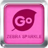 Free play online Zebra Sparkle Pink Keyboard APK