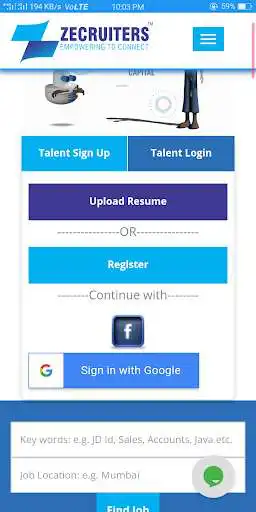 Play Zecruiters- Job and Recruitment Portal as an online game Zecruiters- Job and Recruitment Portal with UptoPlay