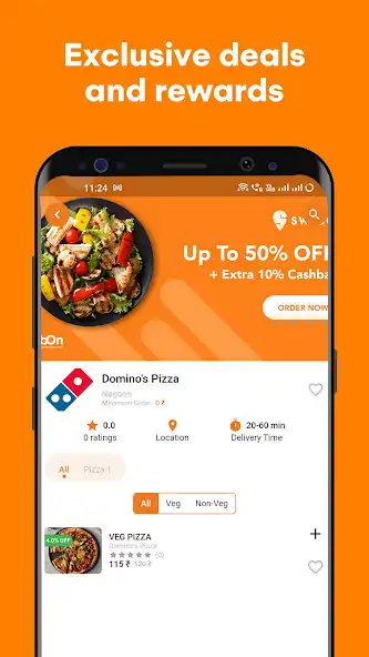 Play ZeeFoods: Food Delivery App as an online game ZeeFoods: Food Delivery App with UptoPlay