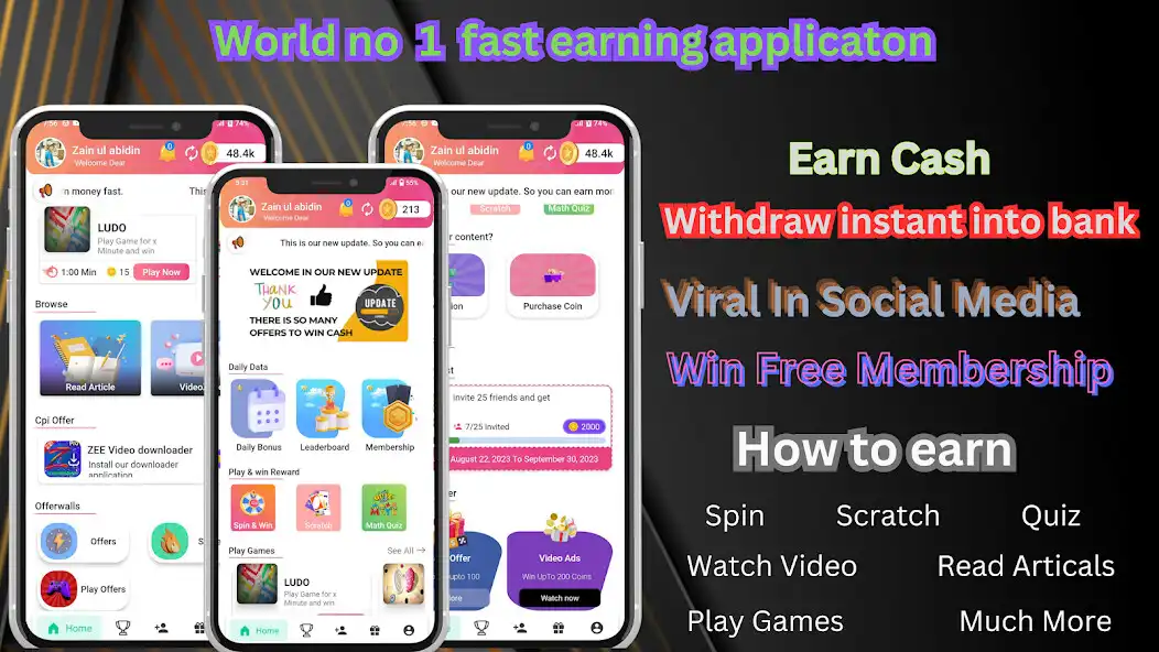 Play Zee Reward: Earn Money Online  and enjoy Zee Reward: Earn Money Online with UptoPlay