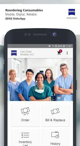 Play ZEISS OrderApp  and enjoy ZEISS OrderApp with UptoPlay