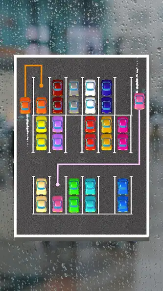 Play Zen Sort: Parking Puzzle as an online game Zen Sort: Parking Puzzle with UptoPlay