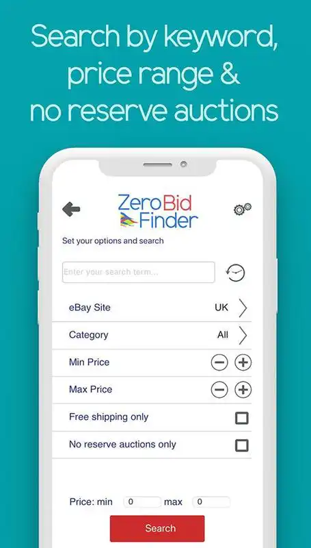Play Zero Bid Finder for eBay USA
