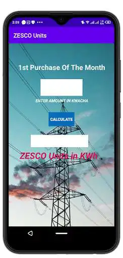 Play ZESCO Unit Calculator as an online game ZESCO Unit Calculator with UptoPlay