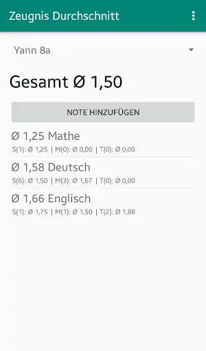 Play Zeugnis Durchschnitt  and enjoy Zeugnis Durchschnitt with UptoPlay