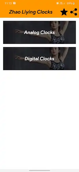 Play Zhao Liying Clock Wallpapers  and enjoy Zhao Liying Clock Wallpapers with UptoPlay