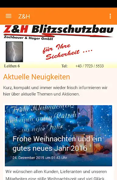 Play ZH Blitzschutzbau GmbH  and enjoy ZH Blitzschutzbau GmbH with UptoPlay