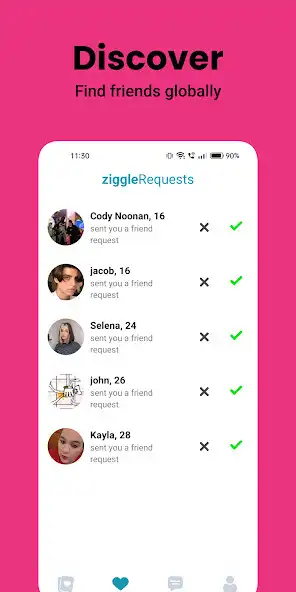 Play Ziggle: Make friends, Chat as an online game Ziggle: Make friends, Chat with UptoPlay