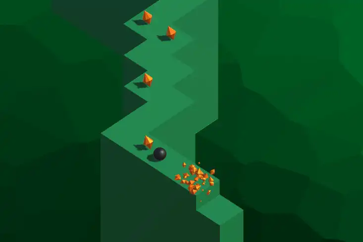 Play ZigZag Ball 3D as an online game ZigZag Ball 3D with UptoPlay
