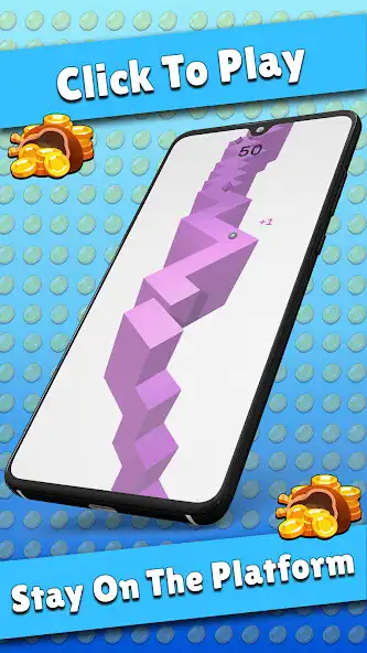 Play ZigZag Ball - Stay On Platform as an online game ZigZag Ball - Stay On Platform with UptoPlay