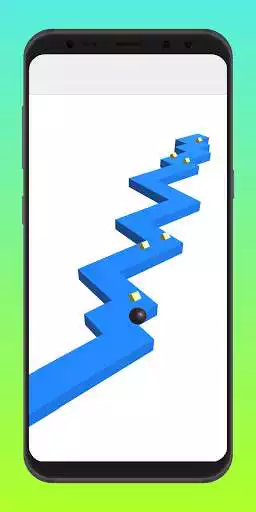 Play Zig Zag Blue as an online game Zig Zag Blue with UptoPlay
