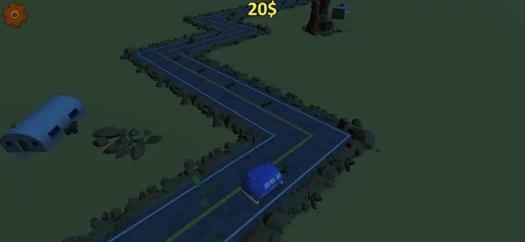 Play zigzag car runner as an online game zigzag car runner with UptoPlay